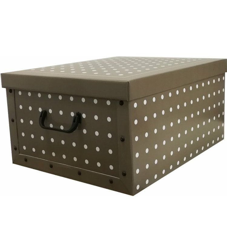 Compactor Skladacia úložná krabica Rivoli - kartón box 50 x 40 x 25 cm